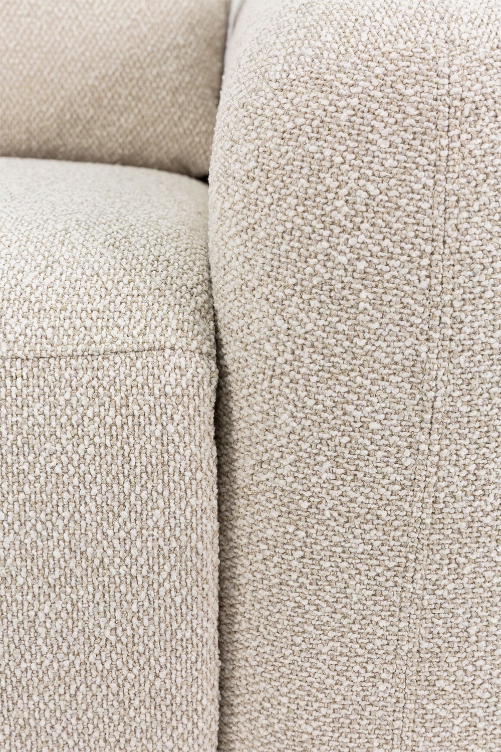 Trivietė elektrinė sofa PEGERA sėdynės ir atlošo jungtis