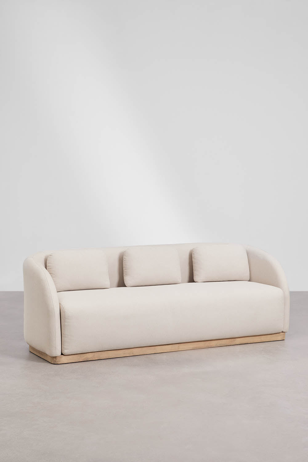 Sofa VERONA, 3 vietų, akacijos, su pagalvėlėmis