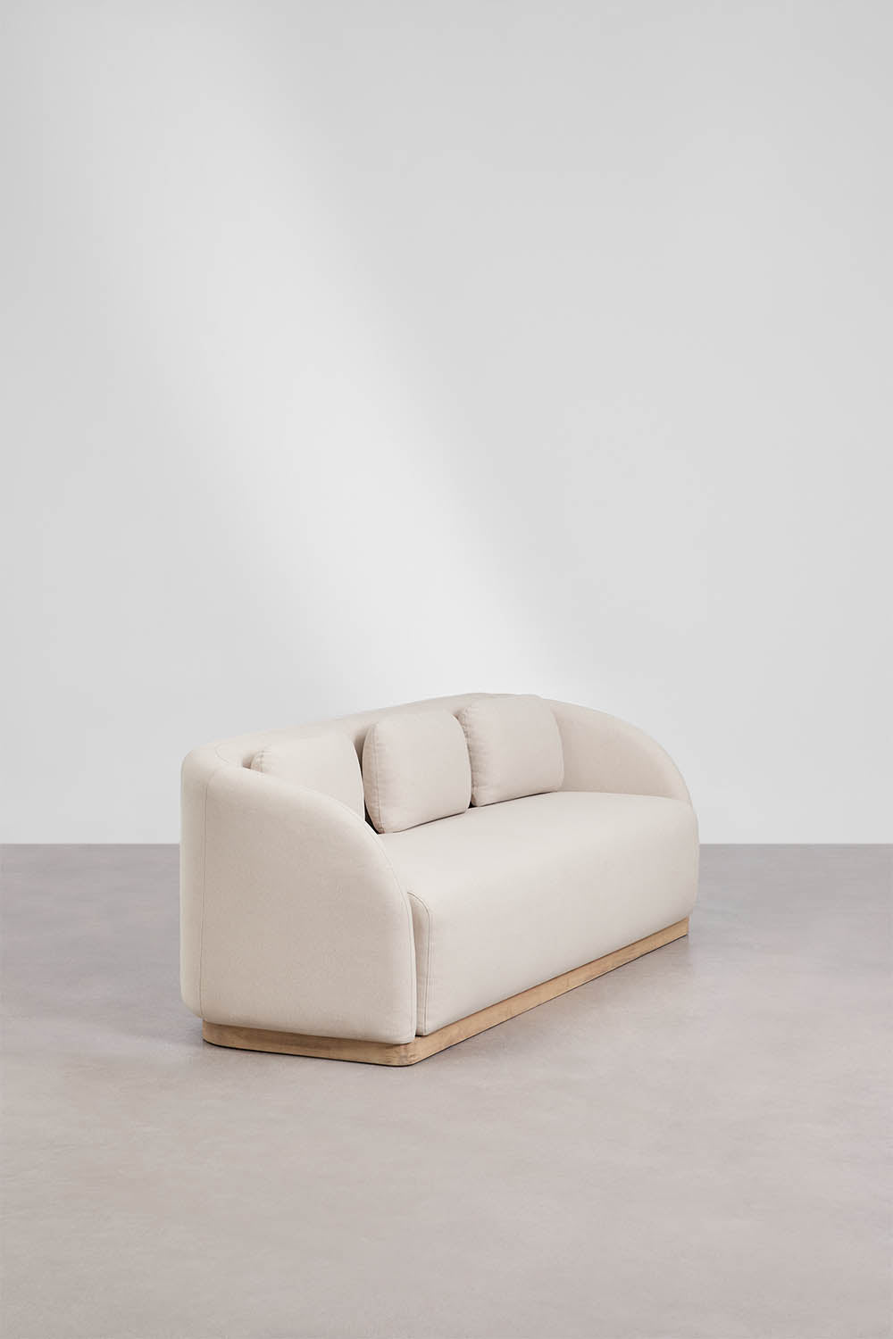 Sofa VERONA, 3 vietų, akacijos, su pagalvėlėmis