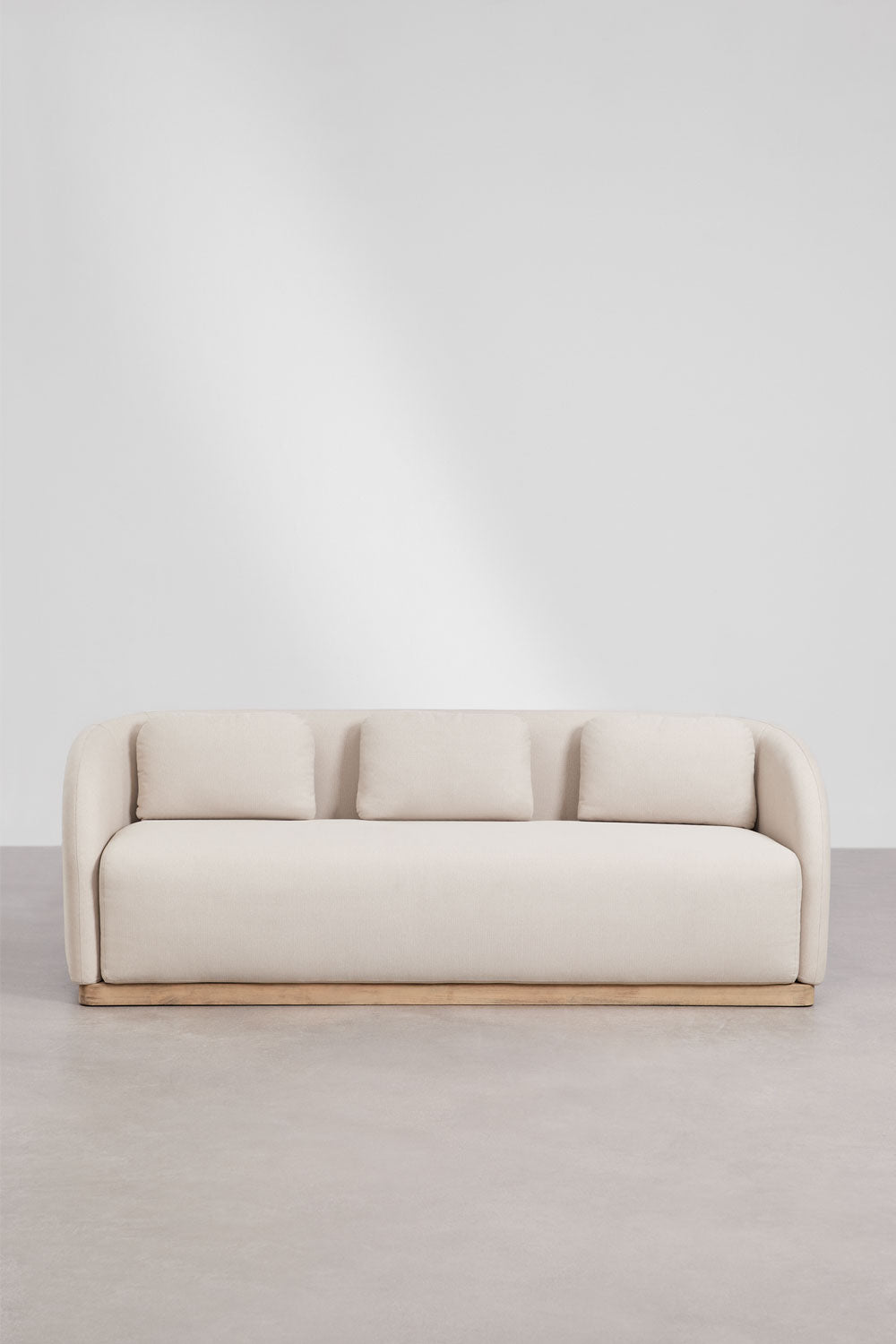Sofa VERONA, 3 vietų, akacijos, su pagalvėlėmis