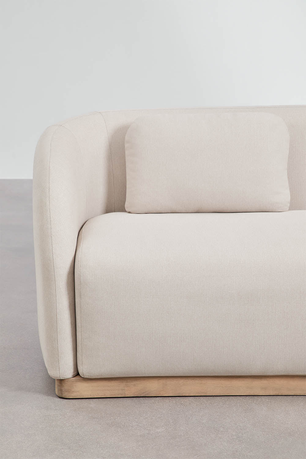 Sofa VERONA, 3 vietų, akacijos, su pagalvėlėmis