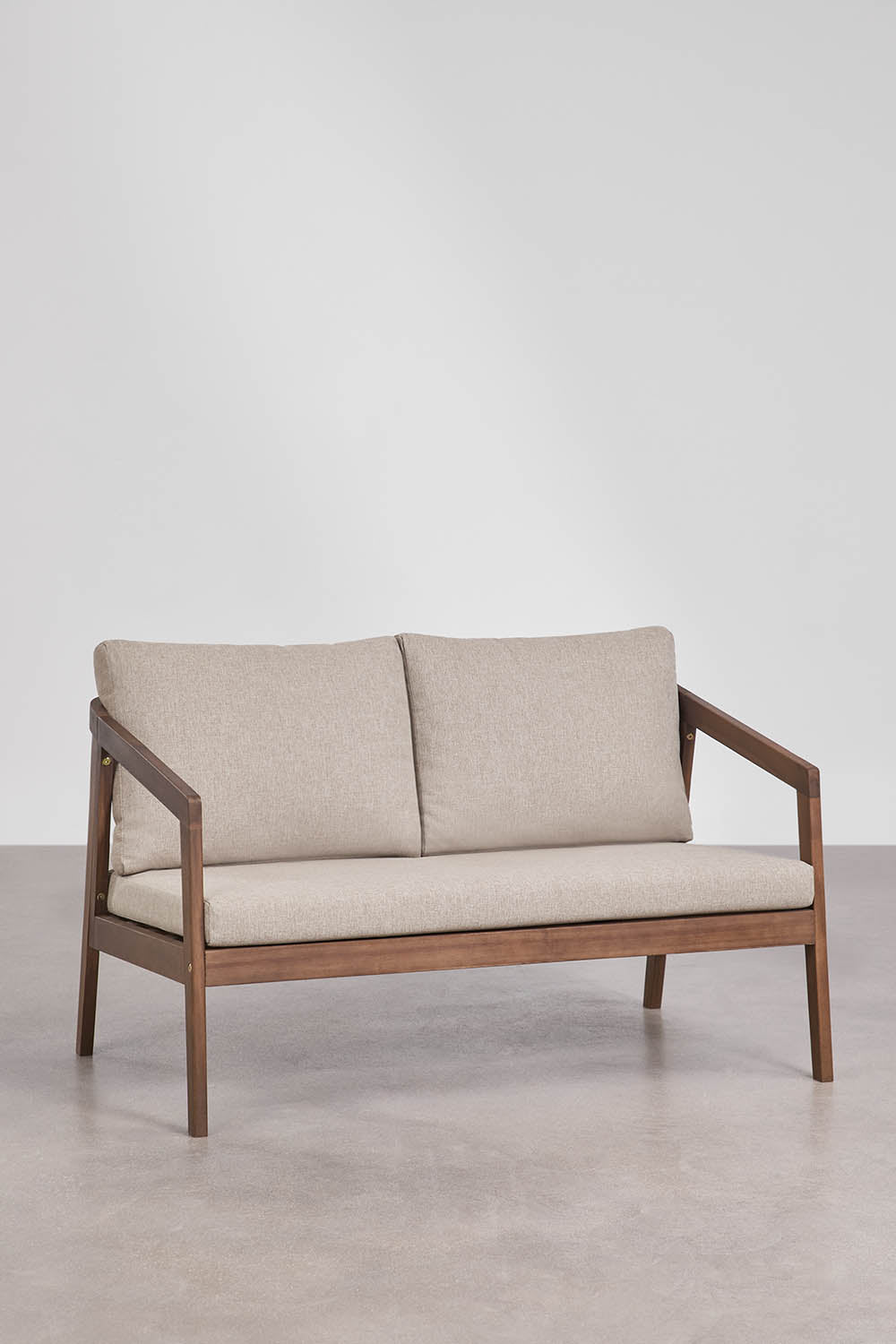 Sofa VIRVO, dvivietė, tamsus akacijos rudas