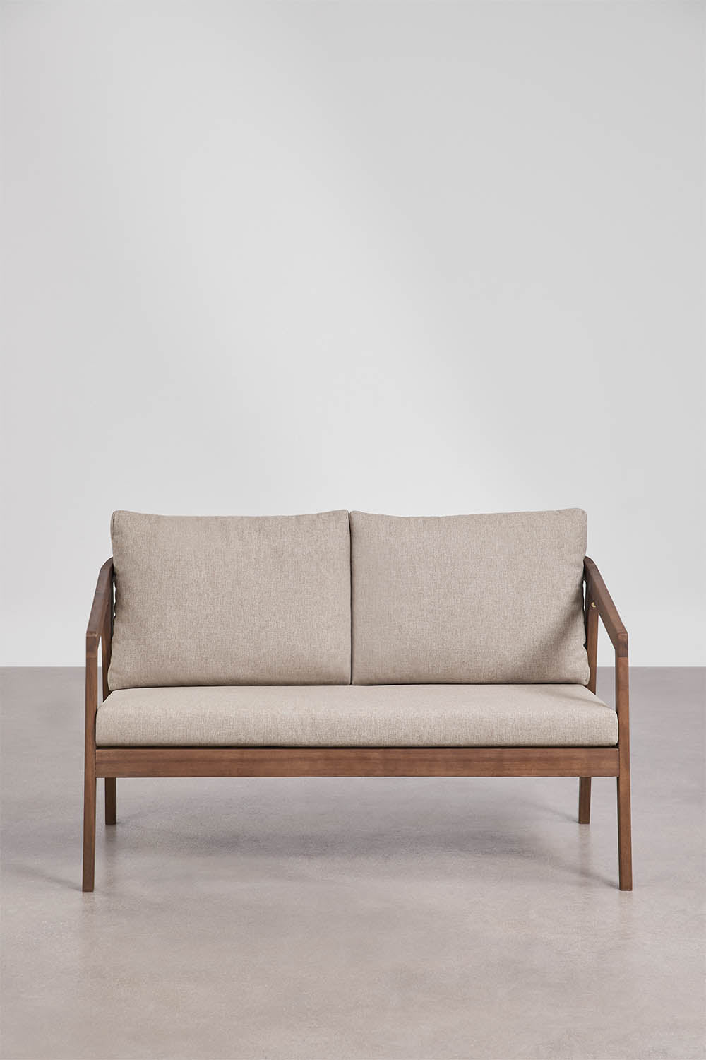 Sofa VIRVO, dvivietė, tamsus akacijos rudas