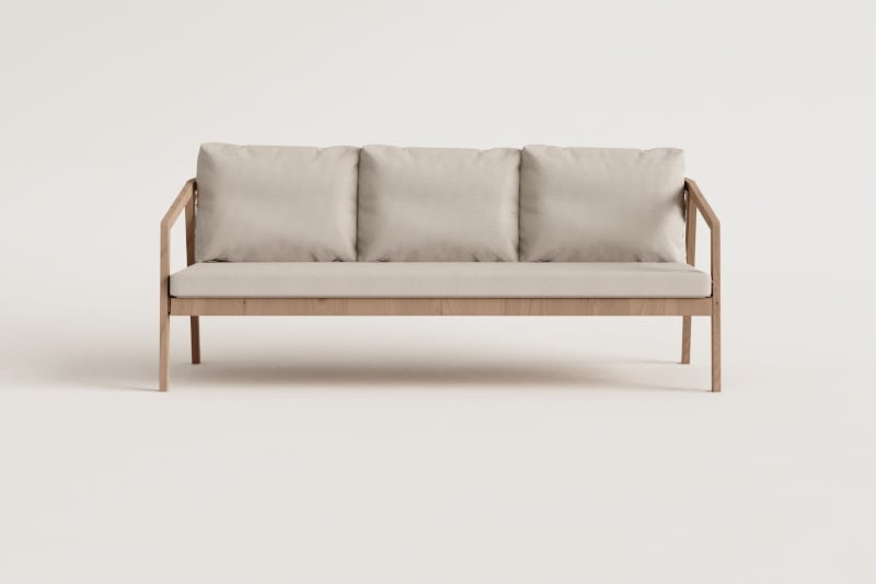 Sofa VIRVO, three-seater with rope (1 pc.)