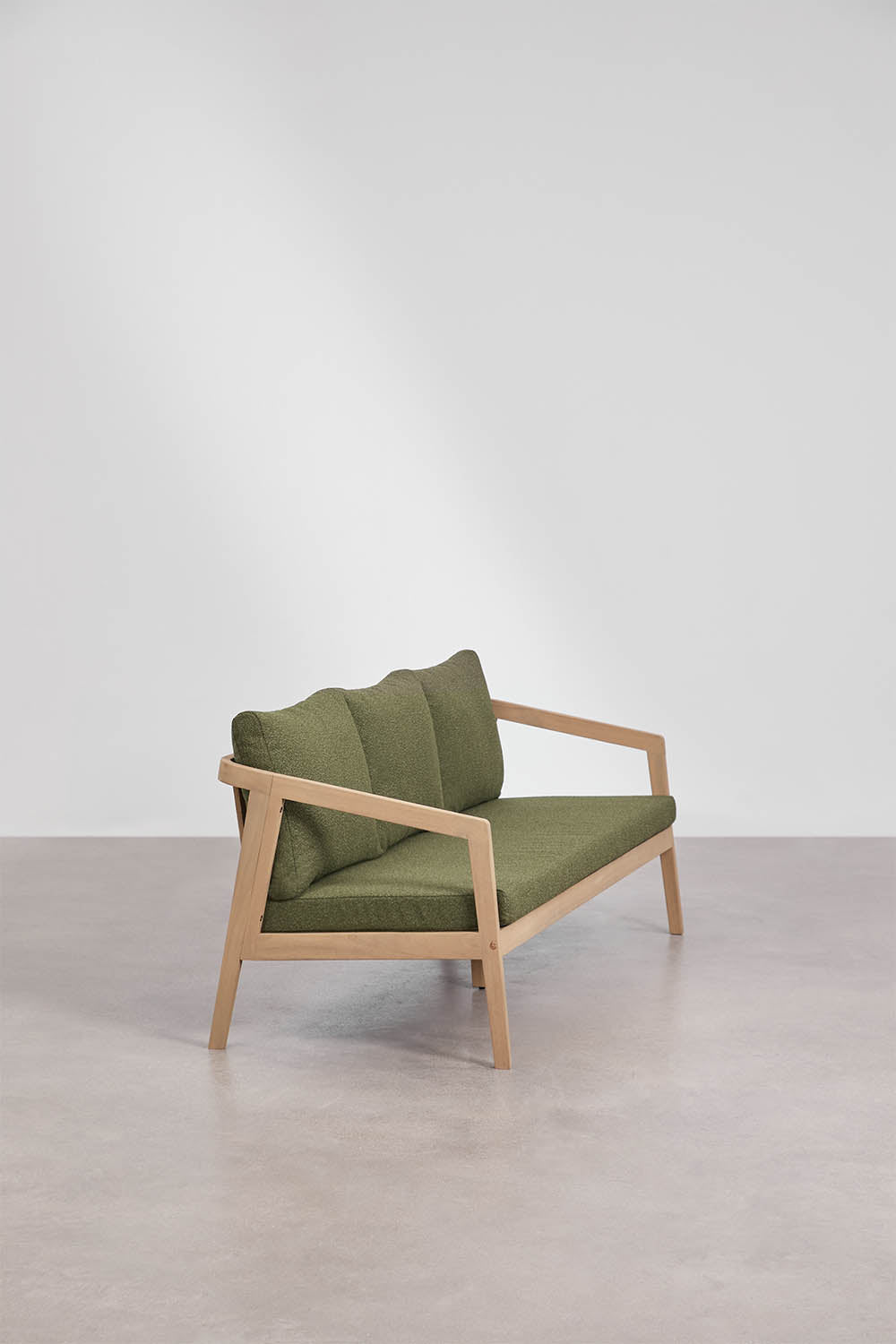 Sofa VIRVO, trivietė, šviesus akacijos rudas (2 var.)