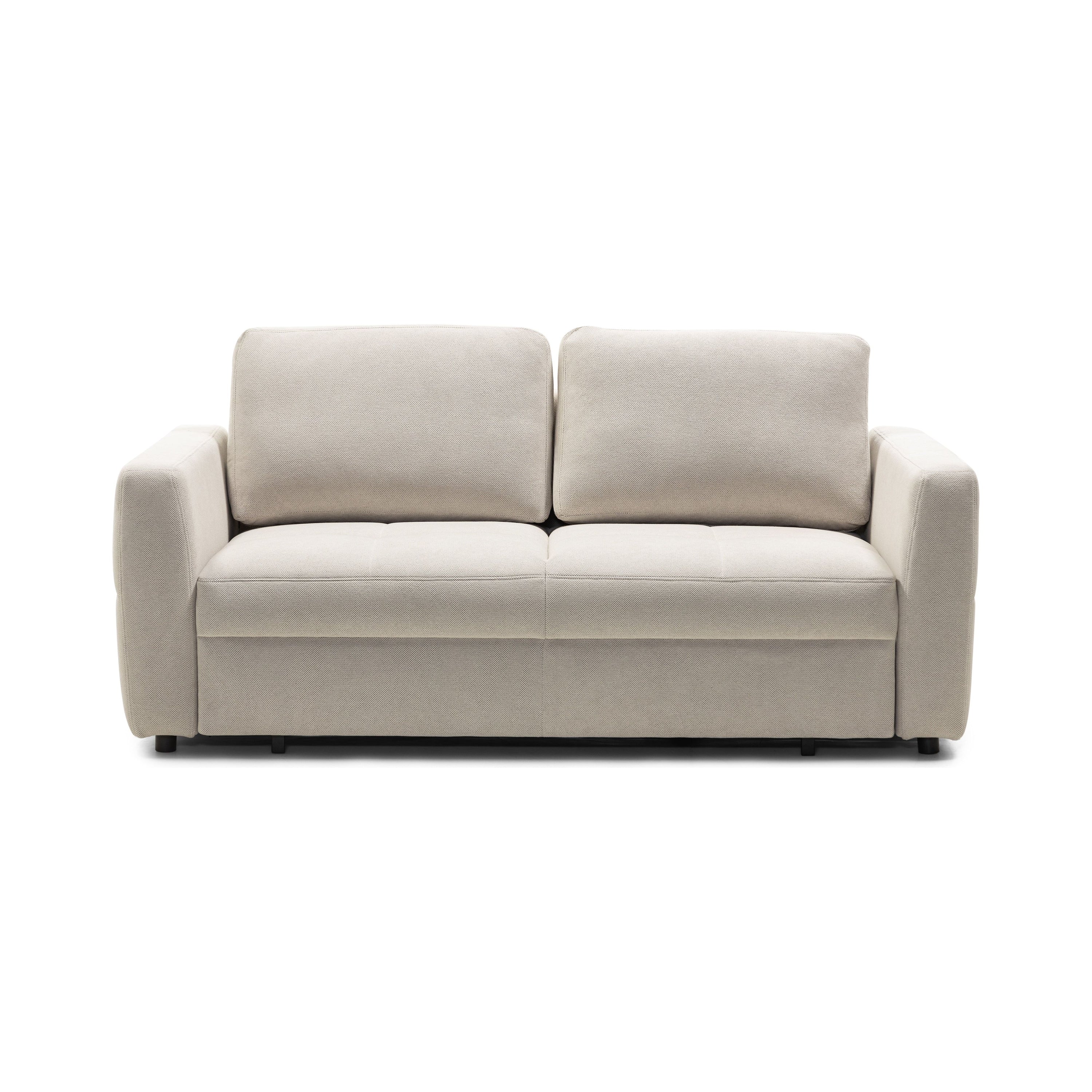 Sofa lova BOLT, šviesiai smėlio spalvos, išskleidžiama