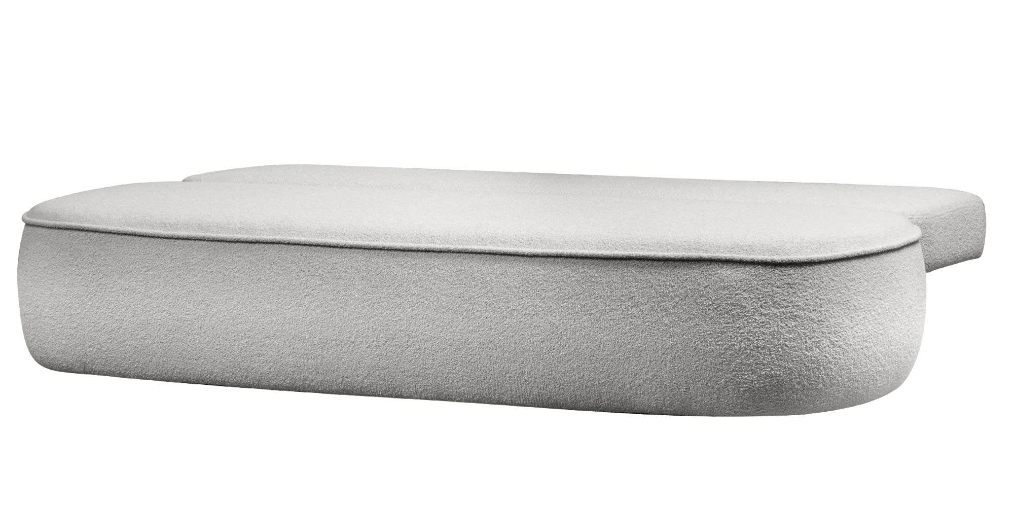 Sofa lova BELLA, pilkas bouclé