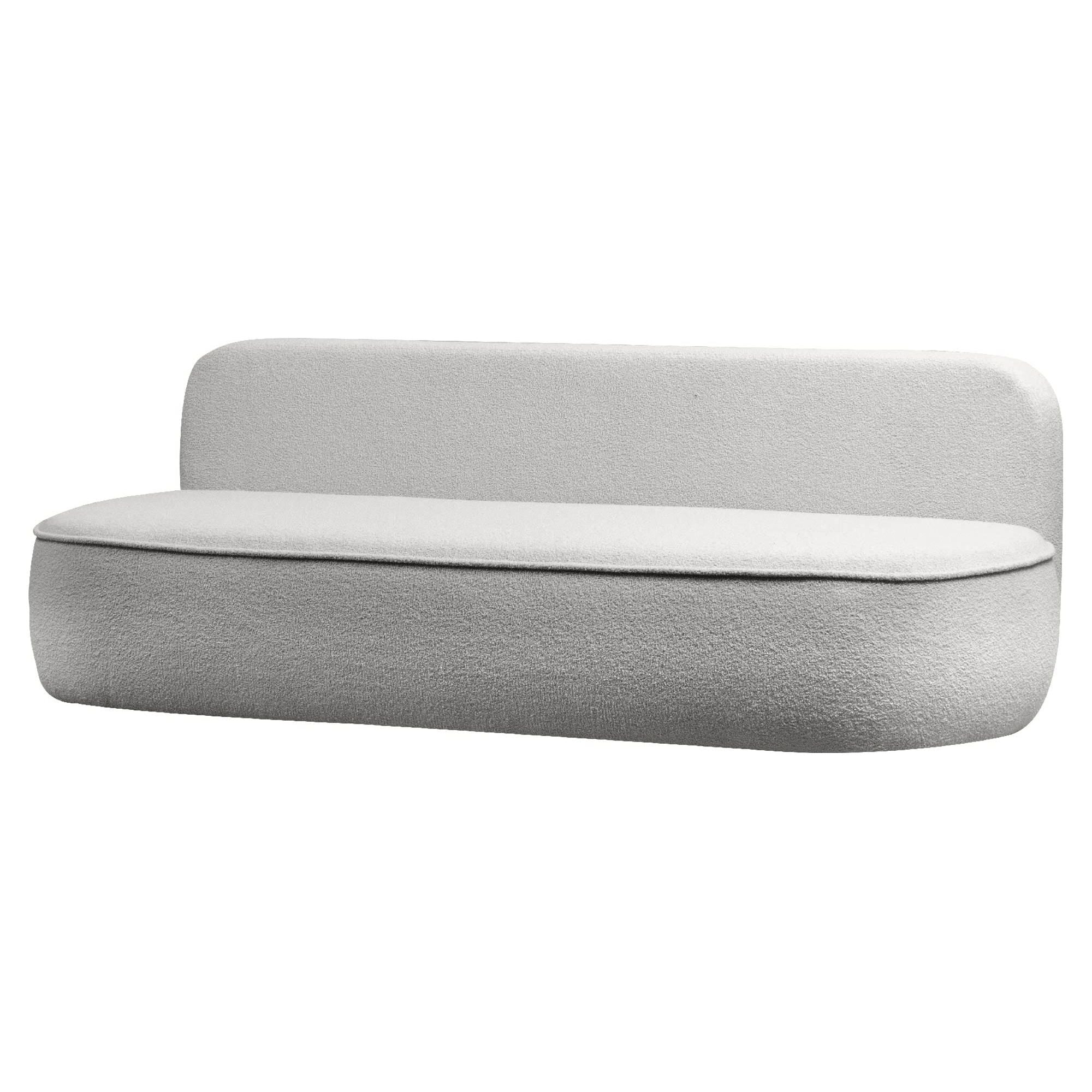 Sofa ELLA, šviesiai pilka, boucle