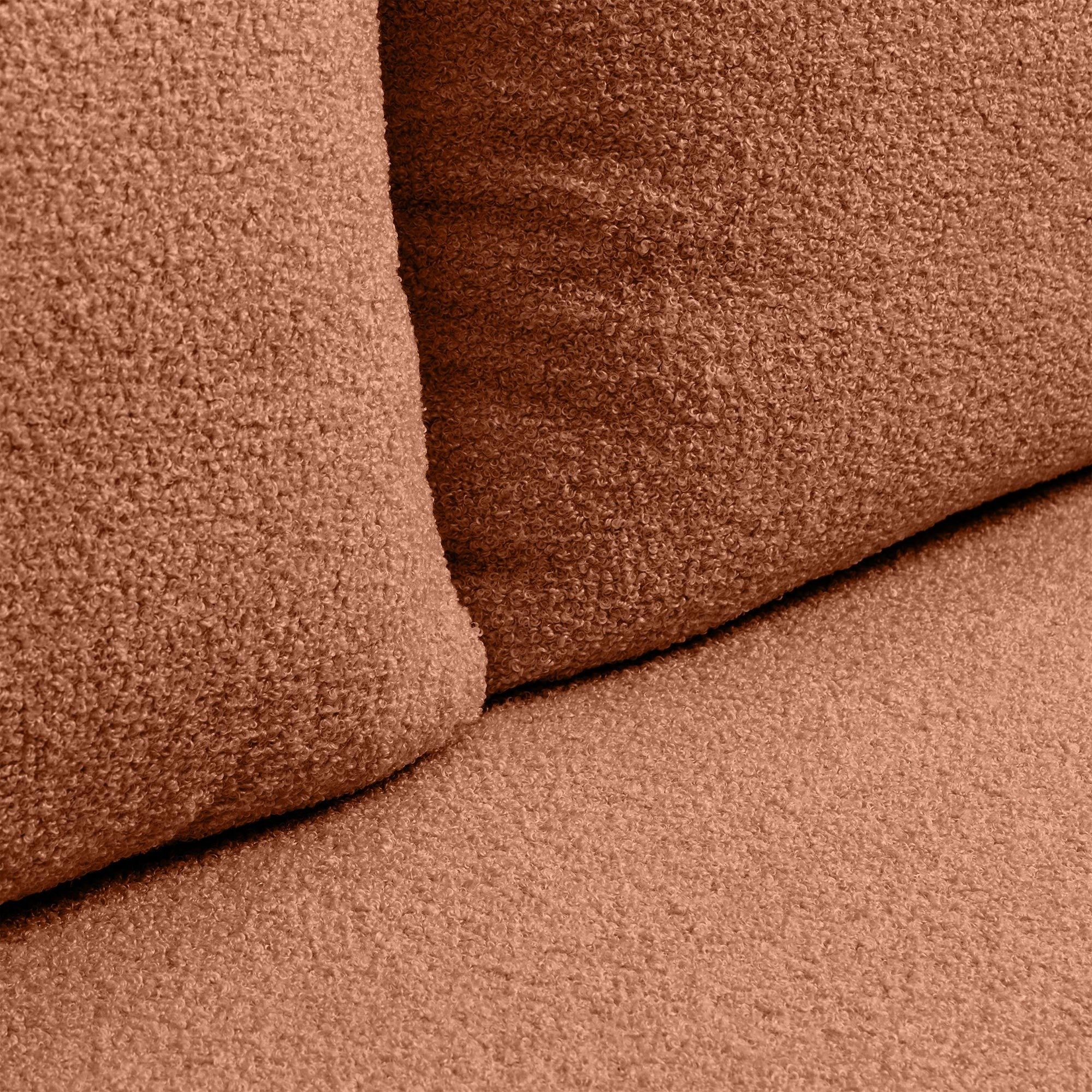 Sofa lova BELLA, rūdžių bouclé