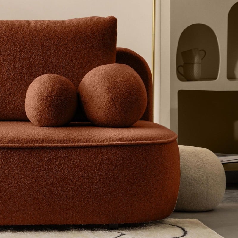 Sofa-lova BELLA, varinė, boucle