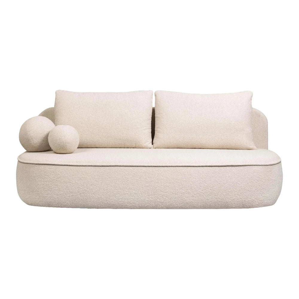 Sofa ELLA, šviesiai smėlinė, boucle