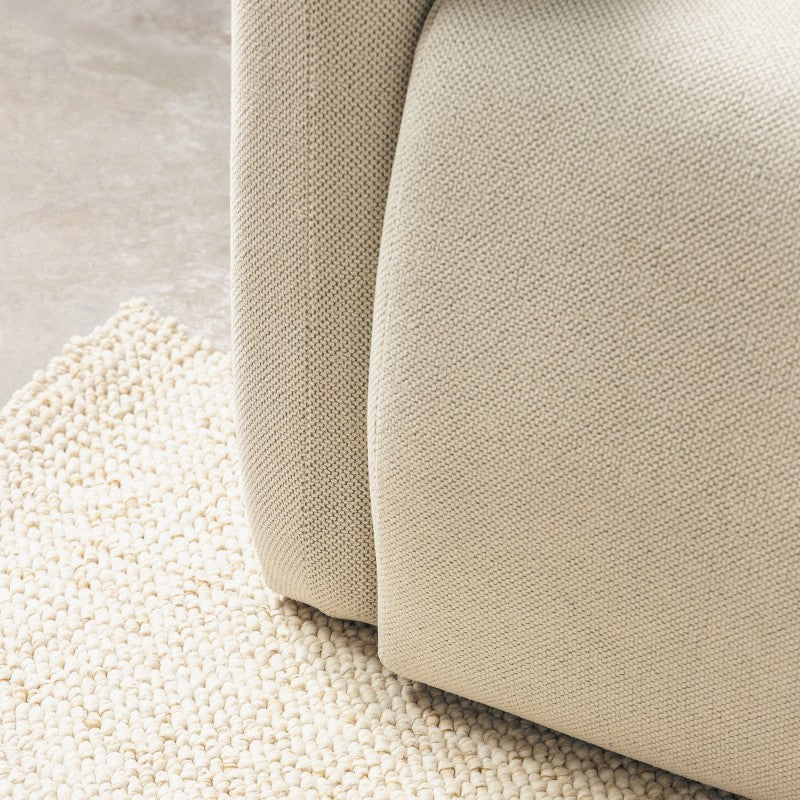 Sofa-lova DIVINA MAXI, šviesiai smėlio, boucle