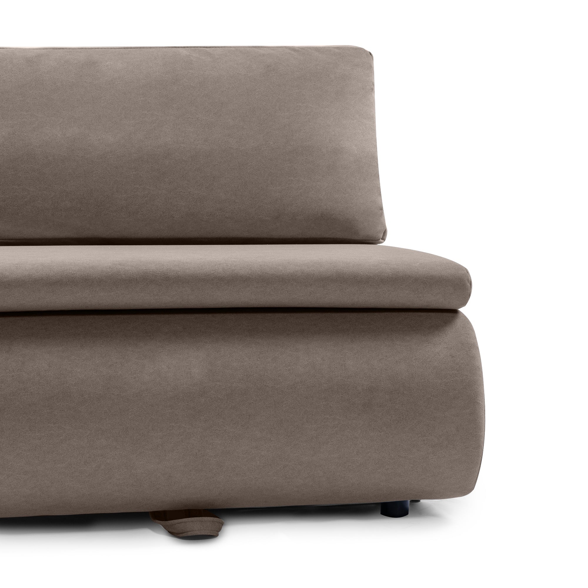 Sofa - lova MILDA, pilkai mėlyna