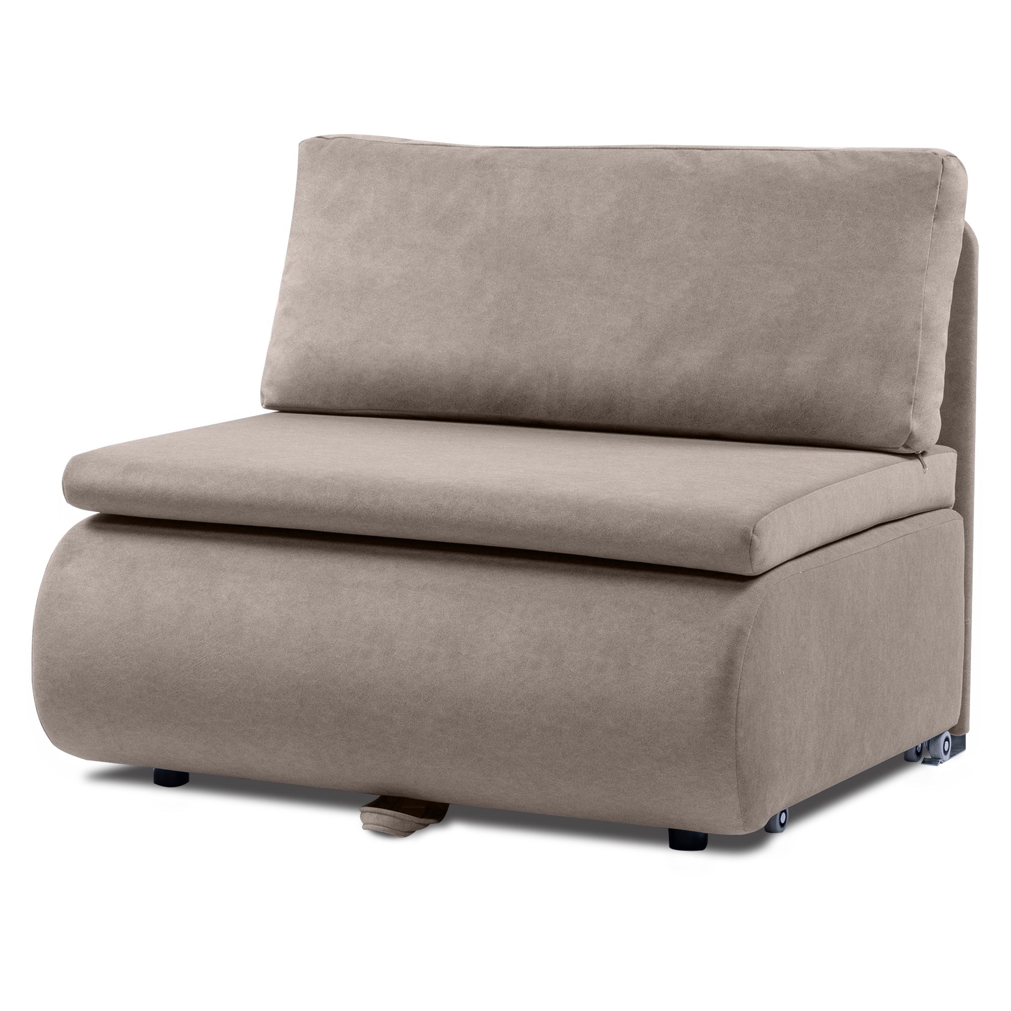 Sofa - lova MILDA, pilkai mėlyna