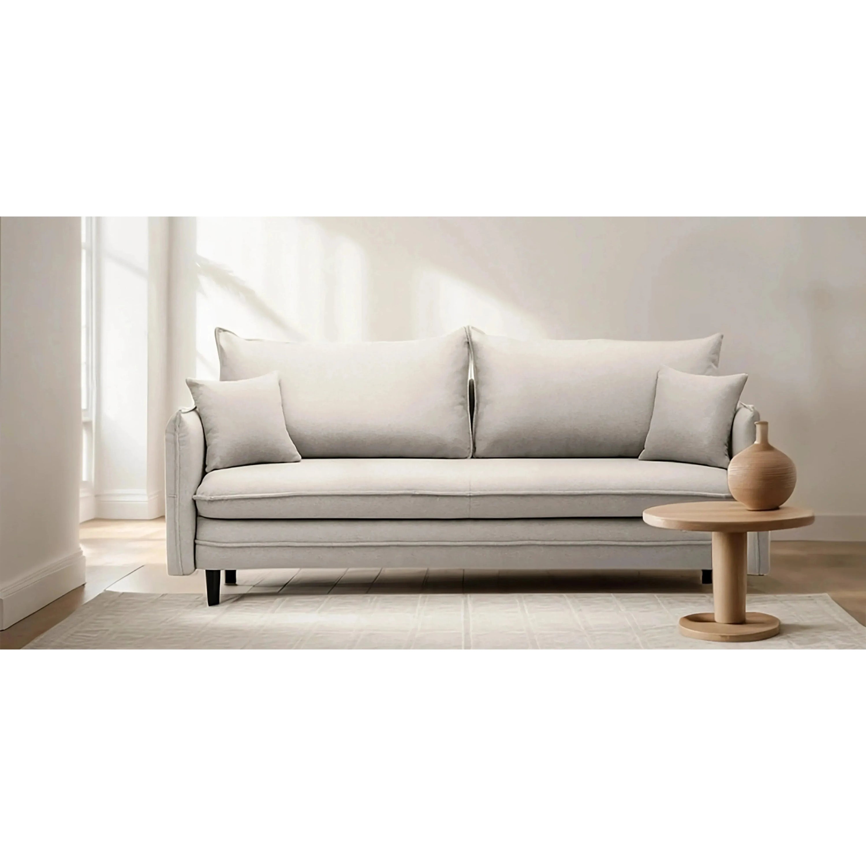 Sofa - lova NOLLI, smėlinė