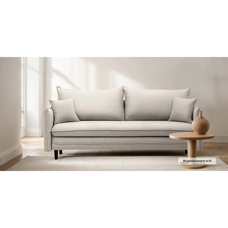 Sofa-lova NOTTURNO, smėlio pilka