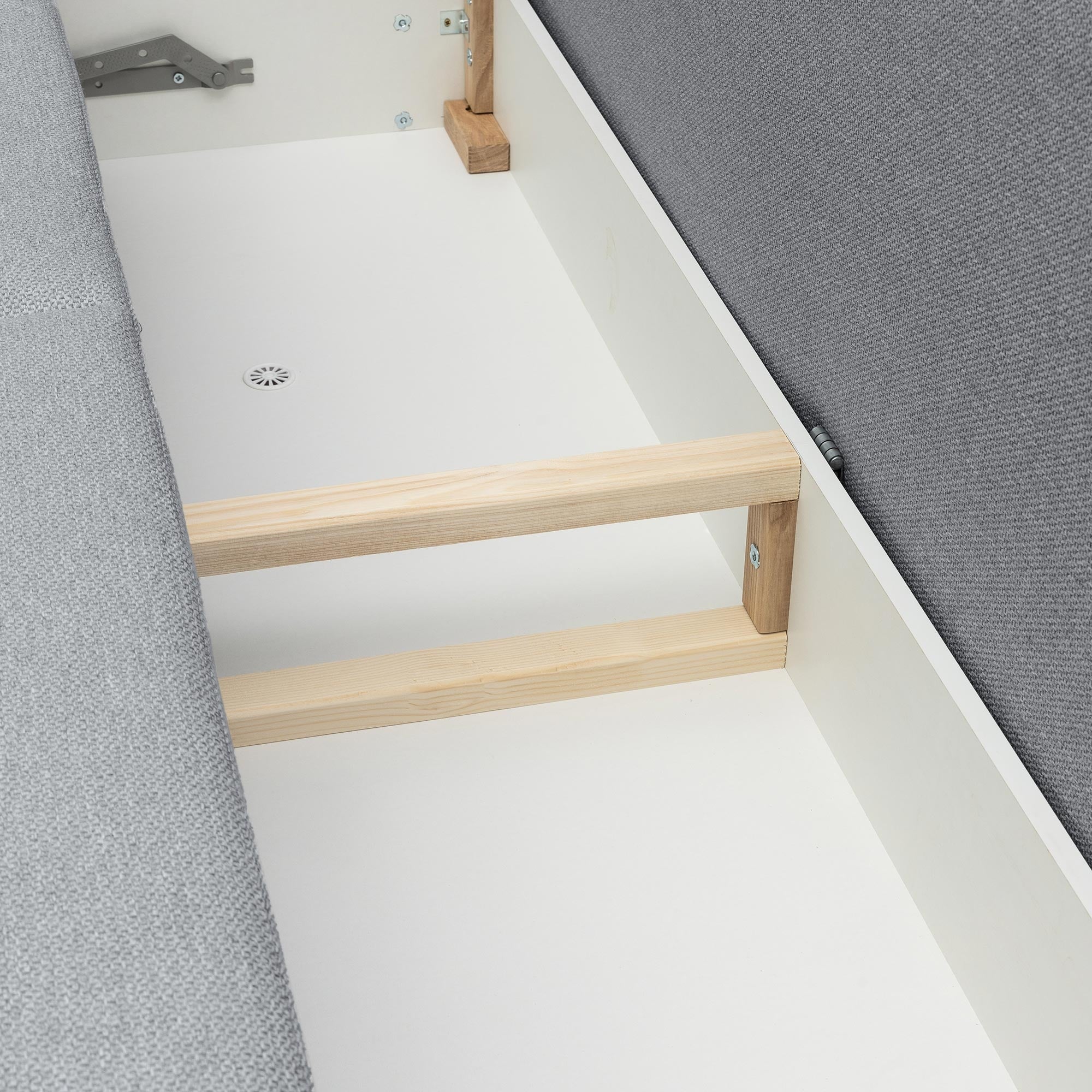 Sofa - lova NOLLI, tamsiai pilka