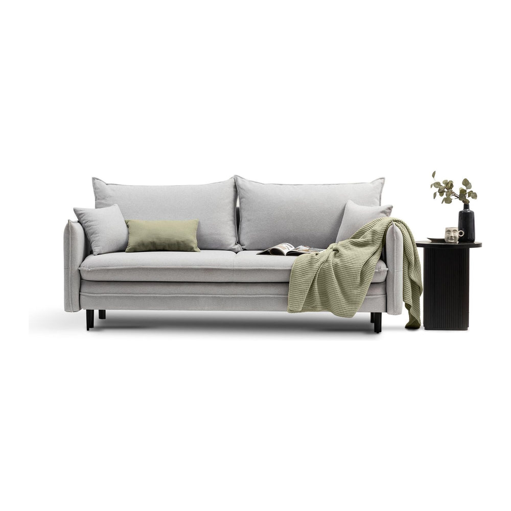 Sofa - lova NOLLI, šviesiai pilka