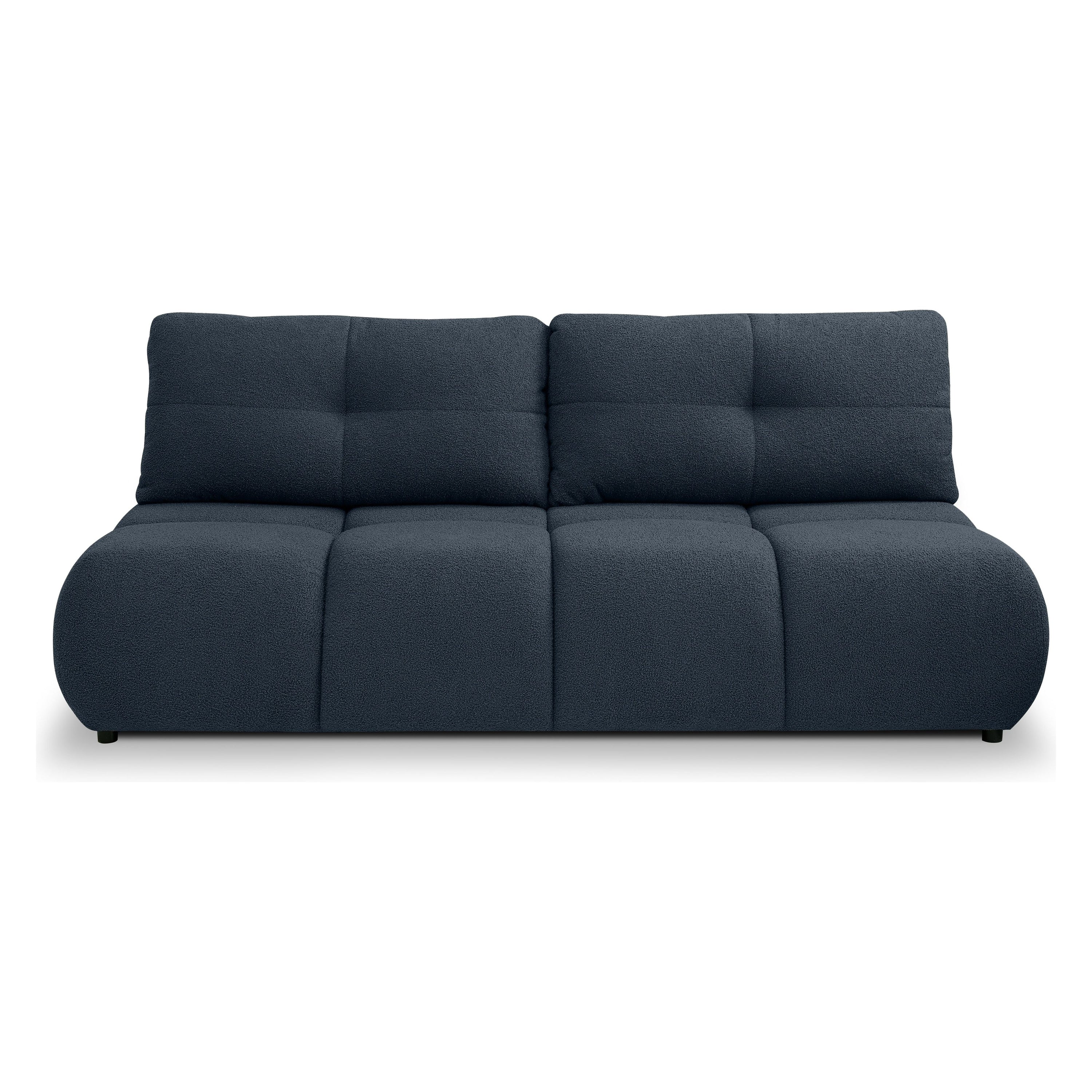 Sofa lova SOLO, tamsiai mėlyna, boucle – aukščiausios kokybės svetainės baldai | namuideja.lt | sofos, baldai, svetaines bald