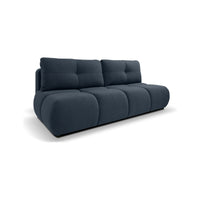 Sofa lova solo tamsiai melyna boucle – stilingas ir funkcionalus svetainės baldų dizainas | namuideja.lt | sofos, baldai, sve