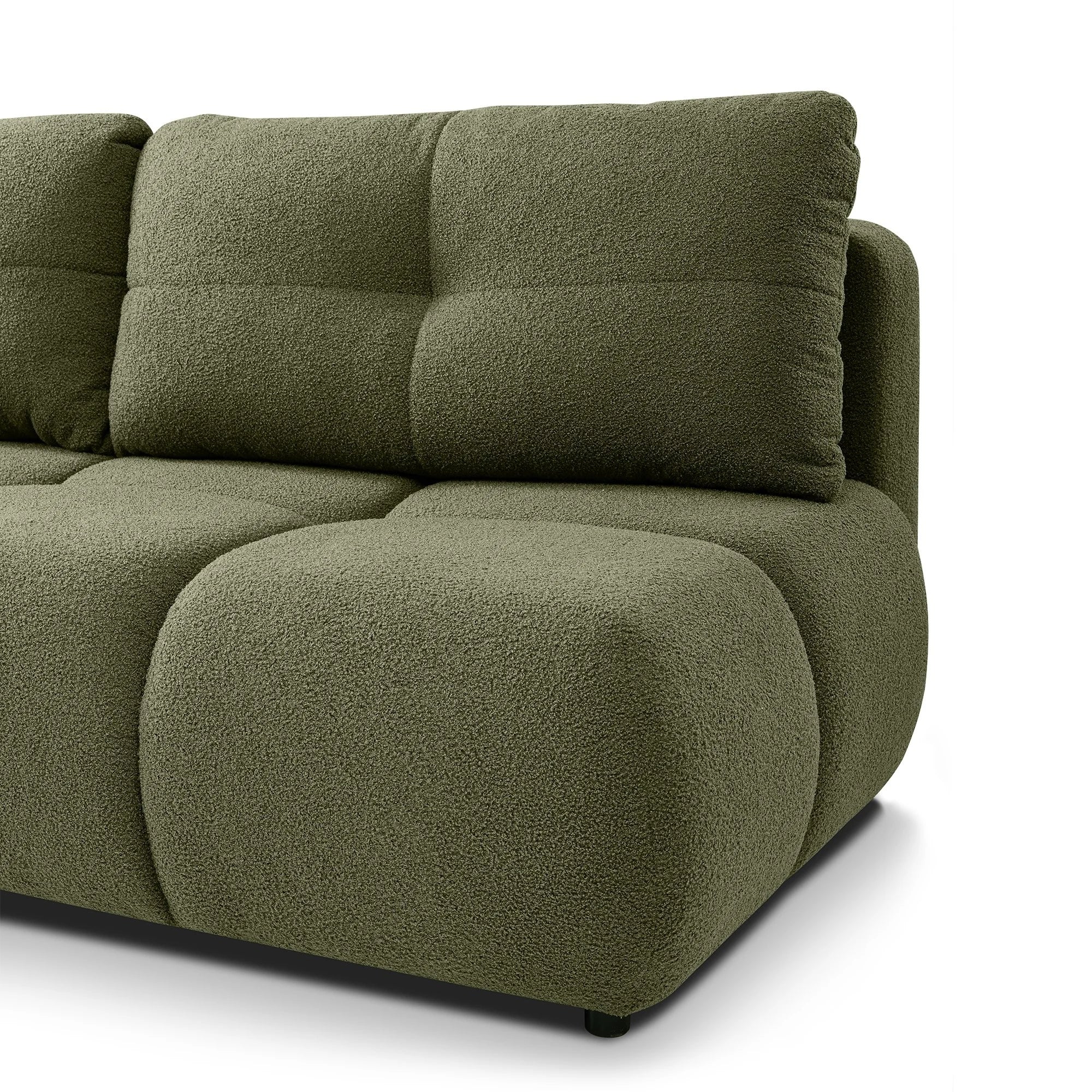 Sofa lova SOLO, chaki, boucle