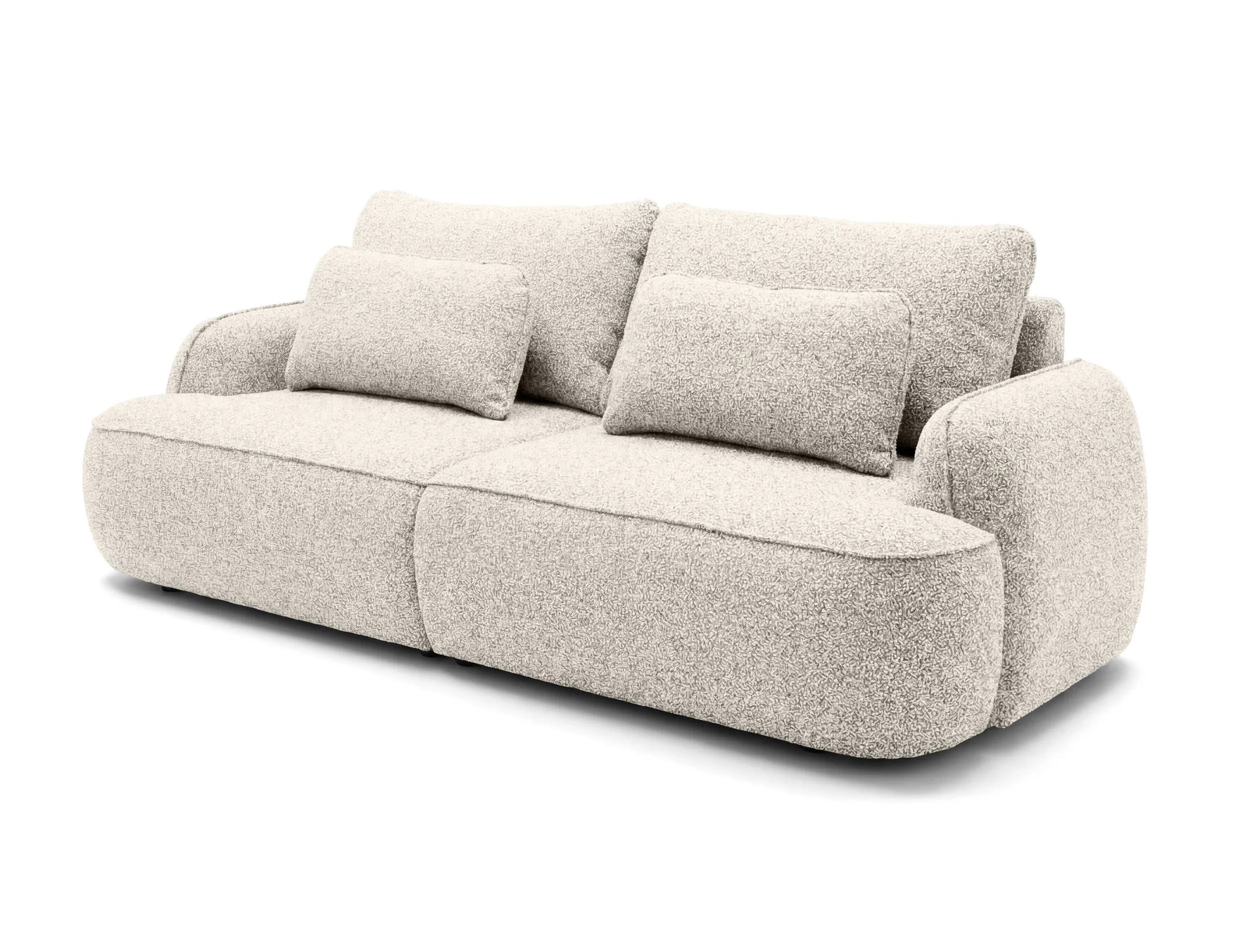 Sofa ZEN su miego funkcija, Ness šiltai kreminis