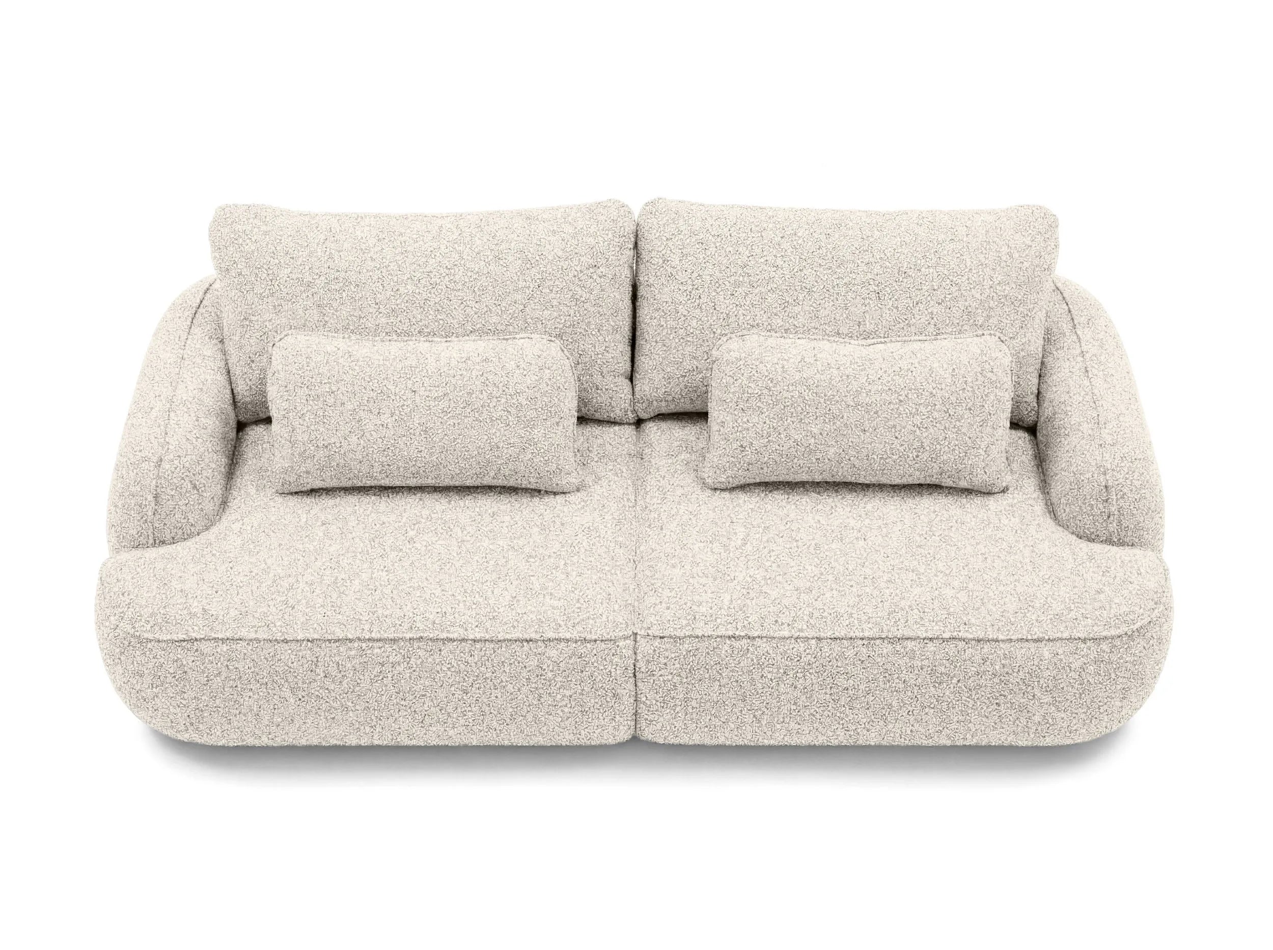 Sofa ZEN su miego funkcija, Ness šiltai kreminis
