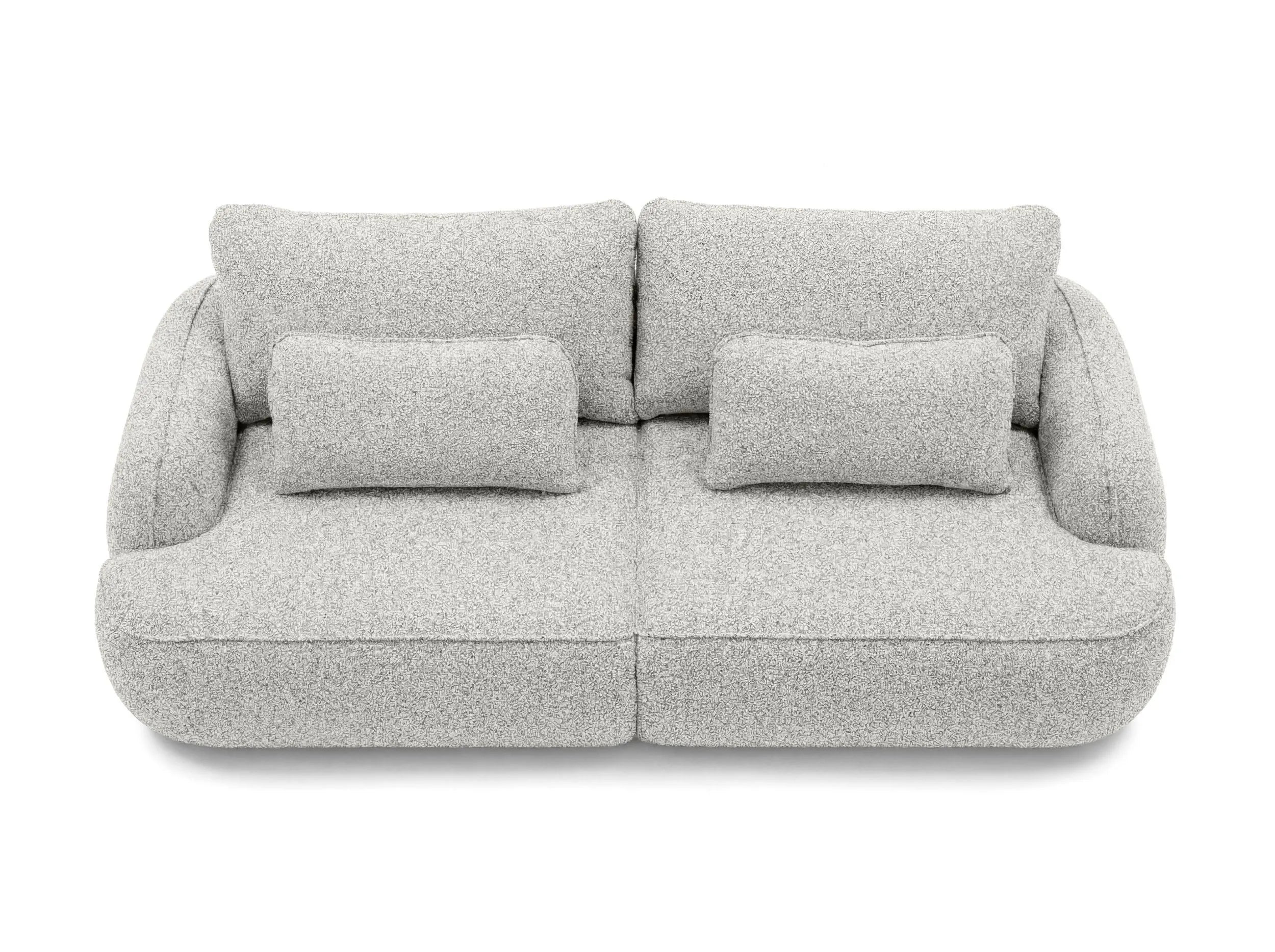 Sofa ZEN su miego funkcija, Ness šviesiai pilka