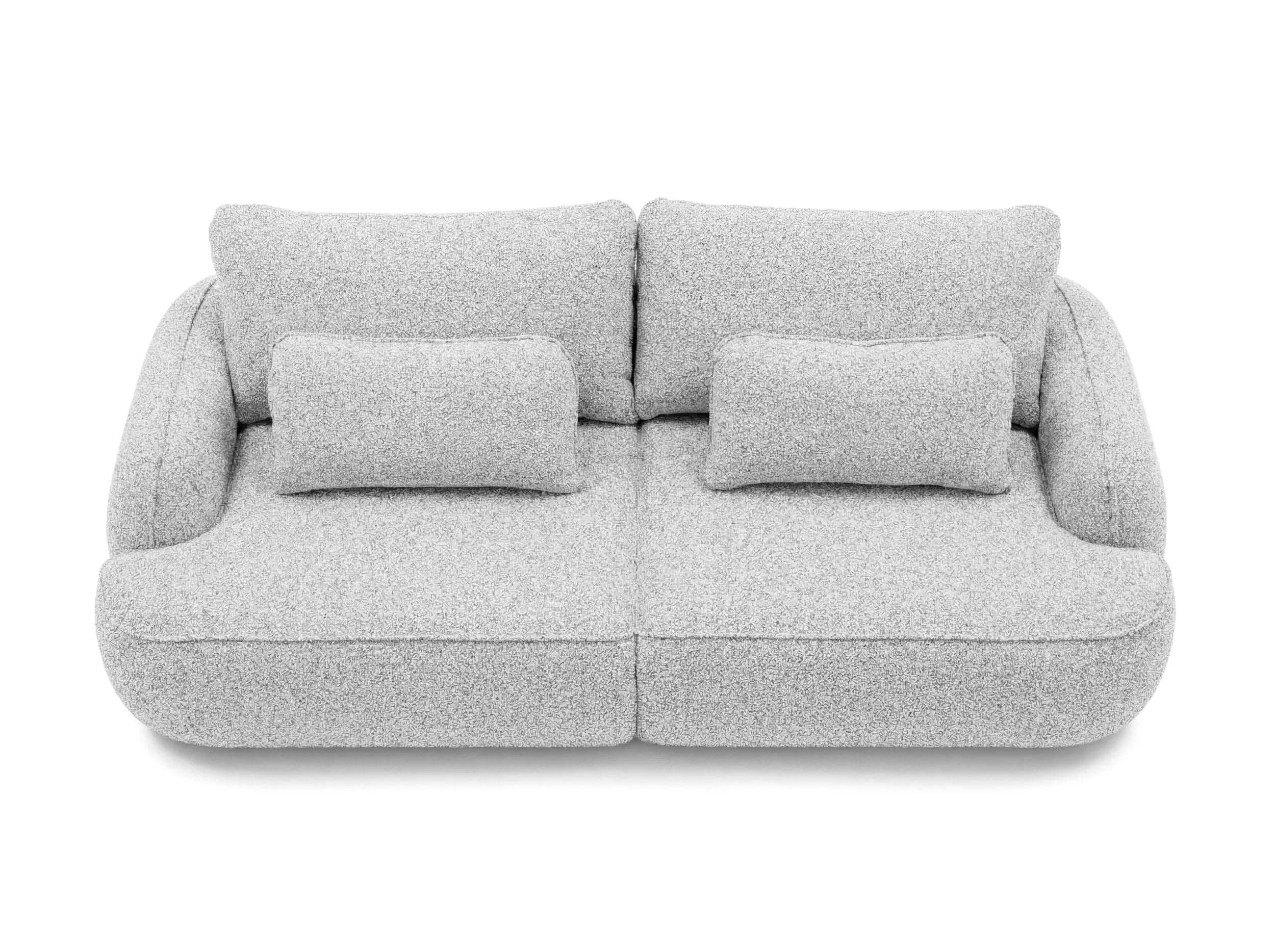 Sofa ZEN su miego funkcija, Ness šalta pilka