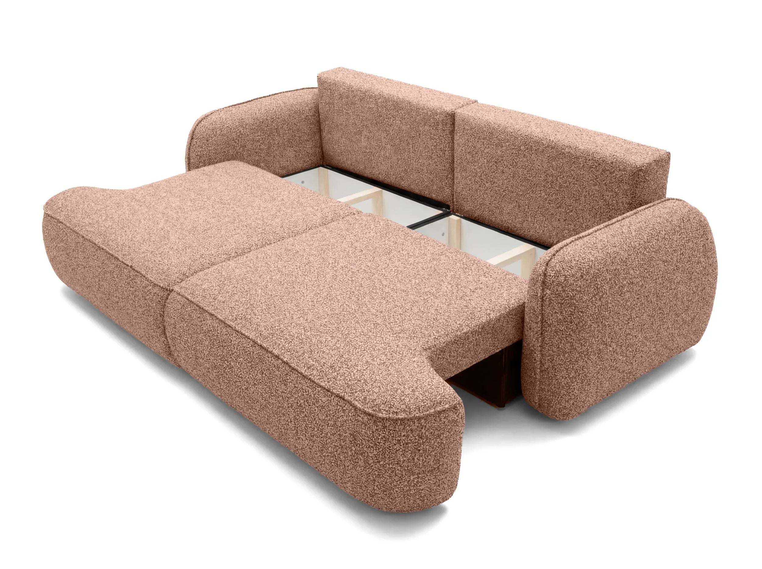 Sofa ZEN su miego funkcija, Ness terakotos ruda