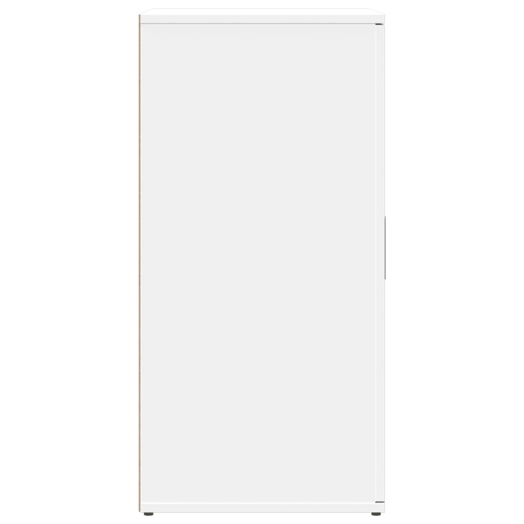 Šoninė spintelė, baltos spalvos, 59x39x80cm, apdirbta mediena - Namų Idėja
