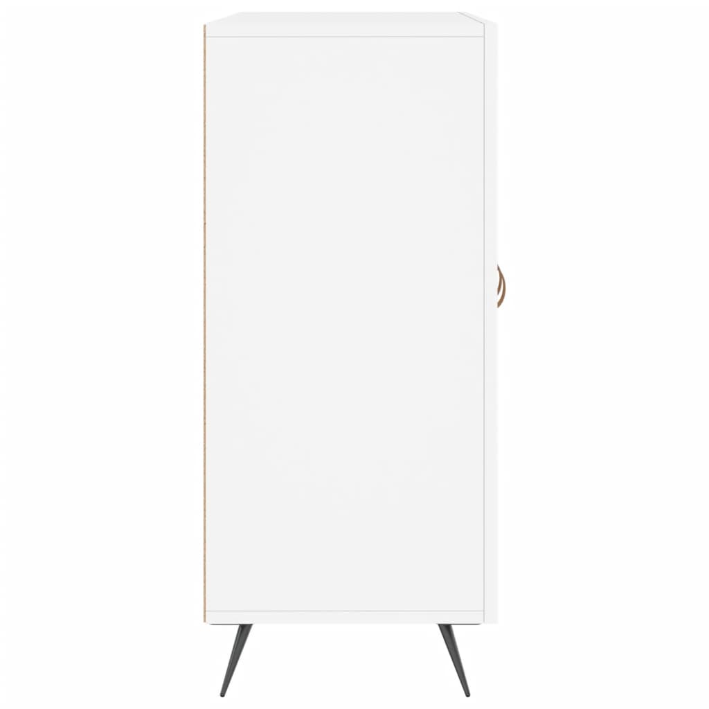 Šoninė spintelė, baltos spalvos, 90x34x80cm, apdirbta mediena - Namų Idėja