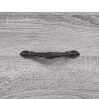 Šoninė spintelė, pilka ąžuolo, 100x36x60cm, apdirbta mediena - Namų Idėja