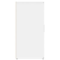 Šoninės spintelės, 2vnt., baltos, 59x39x80cm, apdirbta mediena - Namų Idėja
