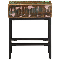 Šoninis staliukas, 40x30x51cm, perdirbtos medienos masyvas - Namų Idėja