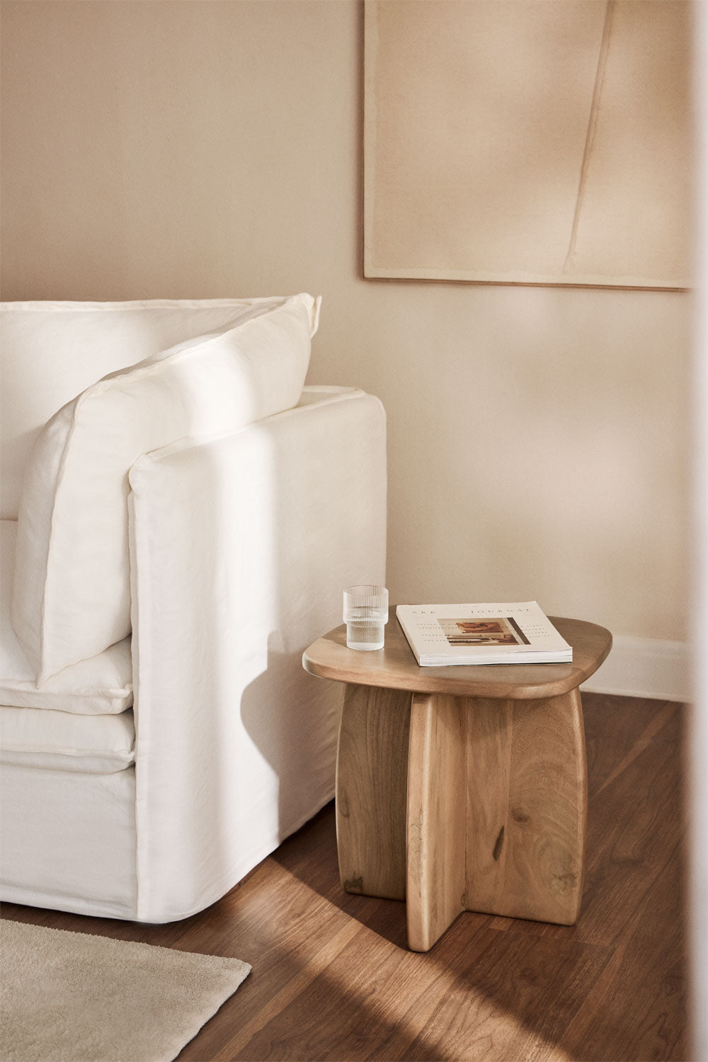 Side table CENEINO 45x45 cm, mango wood