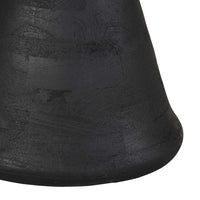 Šoninis staliukas Juodas Ø50x40 cm Masyvo medžio mango - Namų Idėja