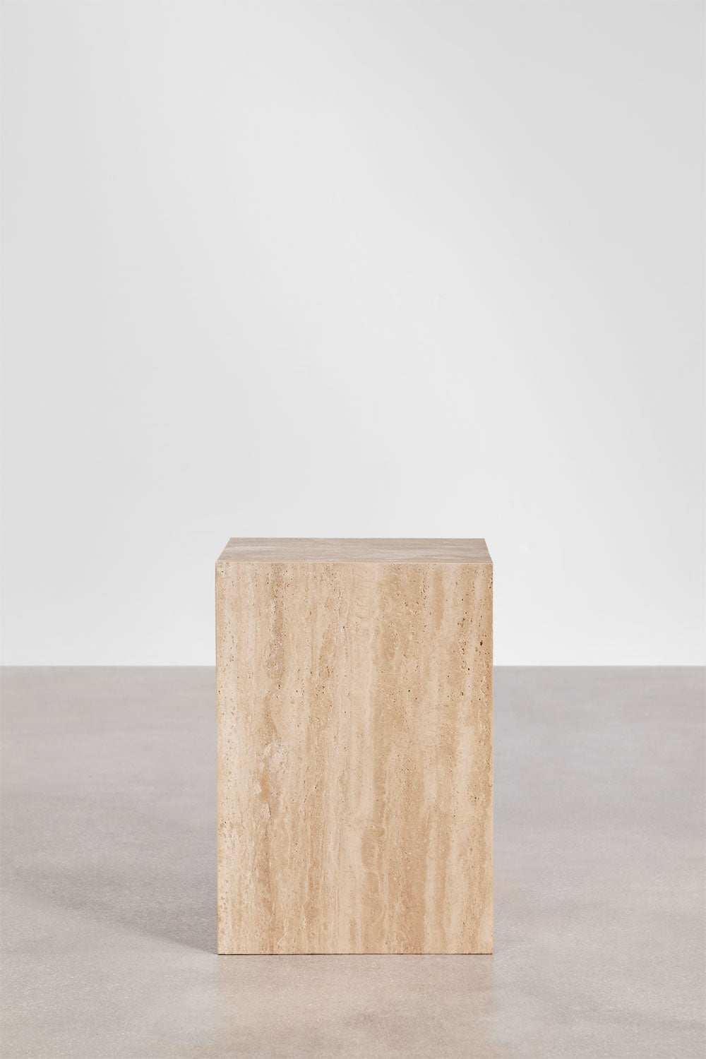 Side table NORAENA, travertine