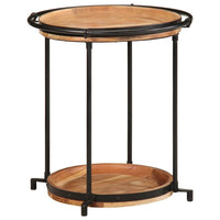 šoninis staliukas Ø55x60 cm Akacijos masyvo - Namų Idėja