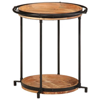 šoninis staliukas Ø55x60 cm Akacijos masyvo - Namų Idėja