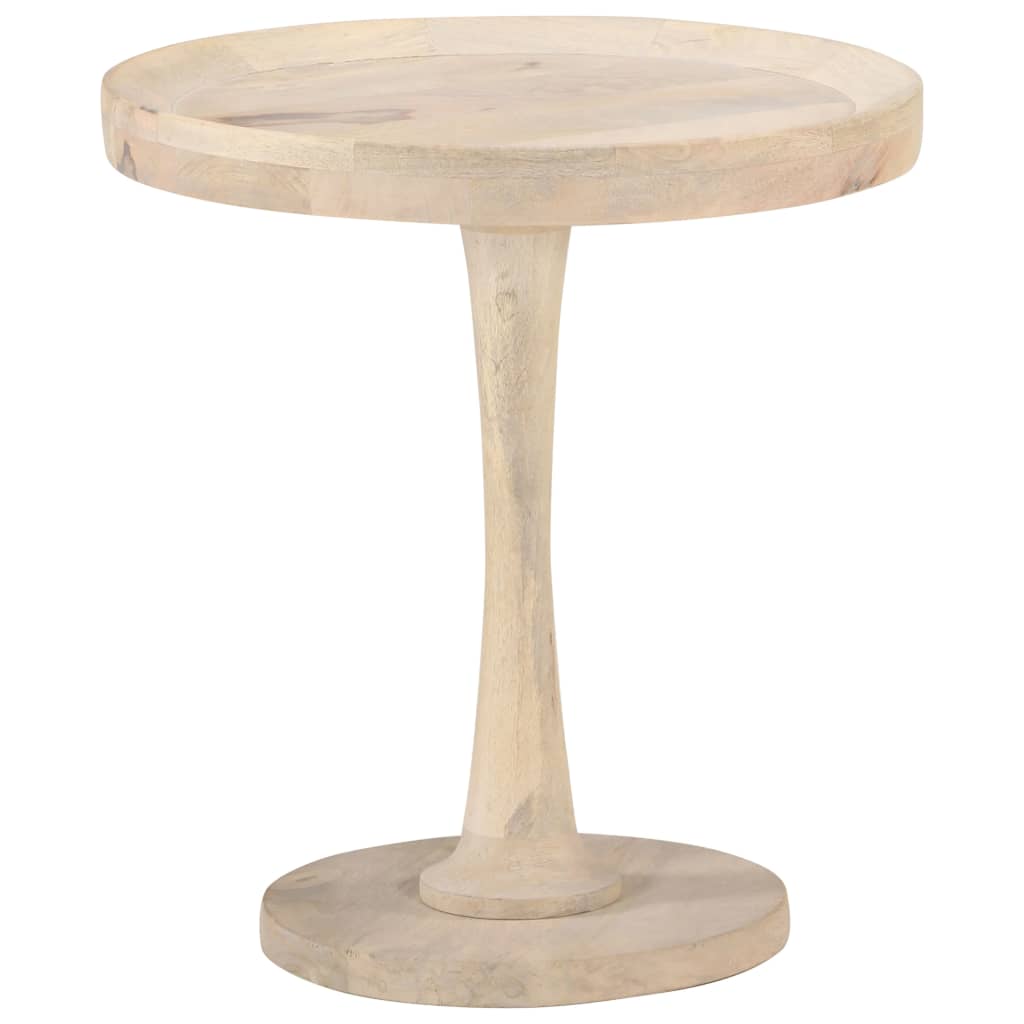 Šoninis staliukas, skersmuo 50x55cm, mango medienos masyvas - Namų Idėja