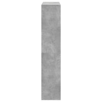 Spintelė knygoms, betono pilkos spalvos, 102x29x143cm, MDP - Namų Idėja