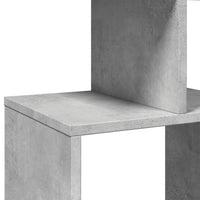 Spintelė knygoms, betono pilkos spalvos, 92x29x188cm, MDP - Namų Idėja