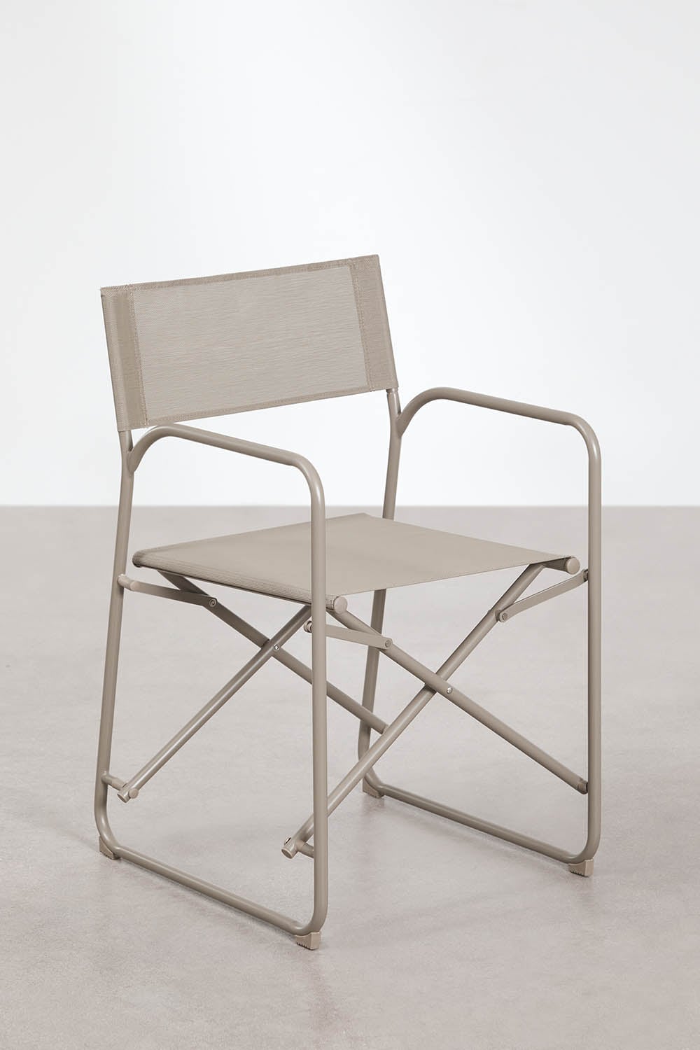 Folding chair ALUNAS, mocha brown