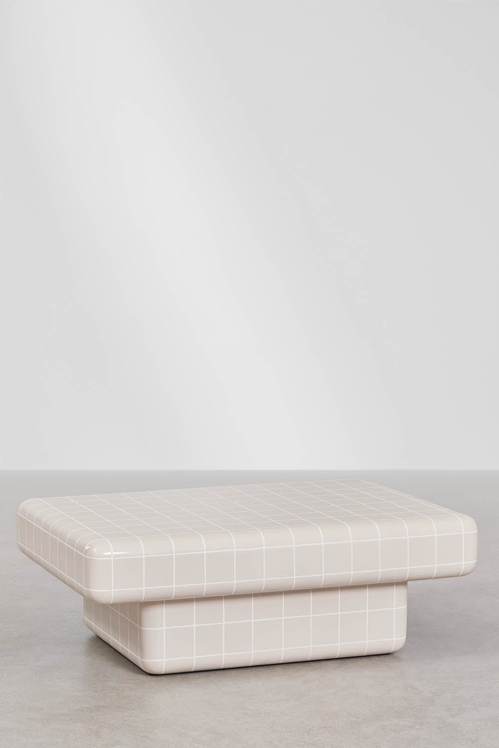 CERO Rectangular Outdoor Coffee Table, beige cement (1 variant)