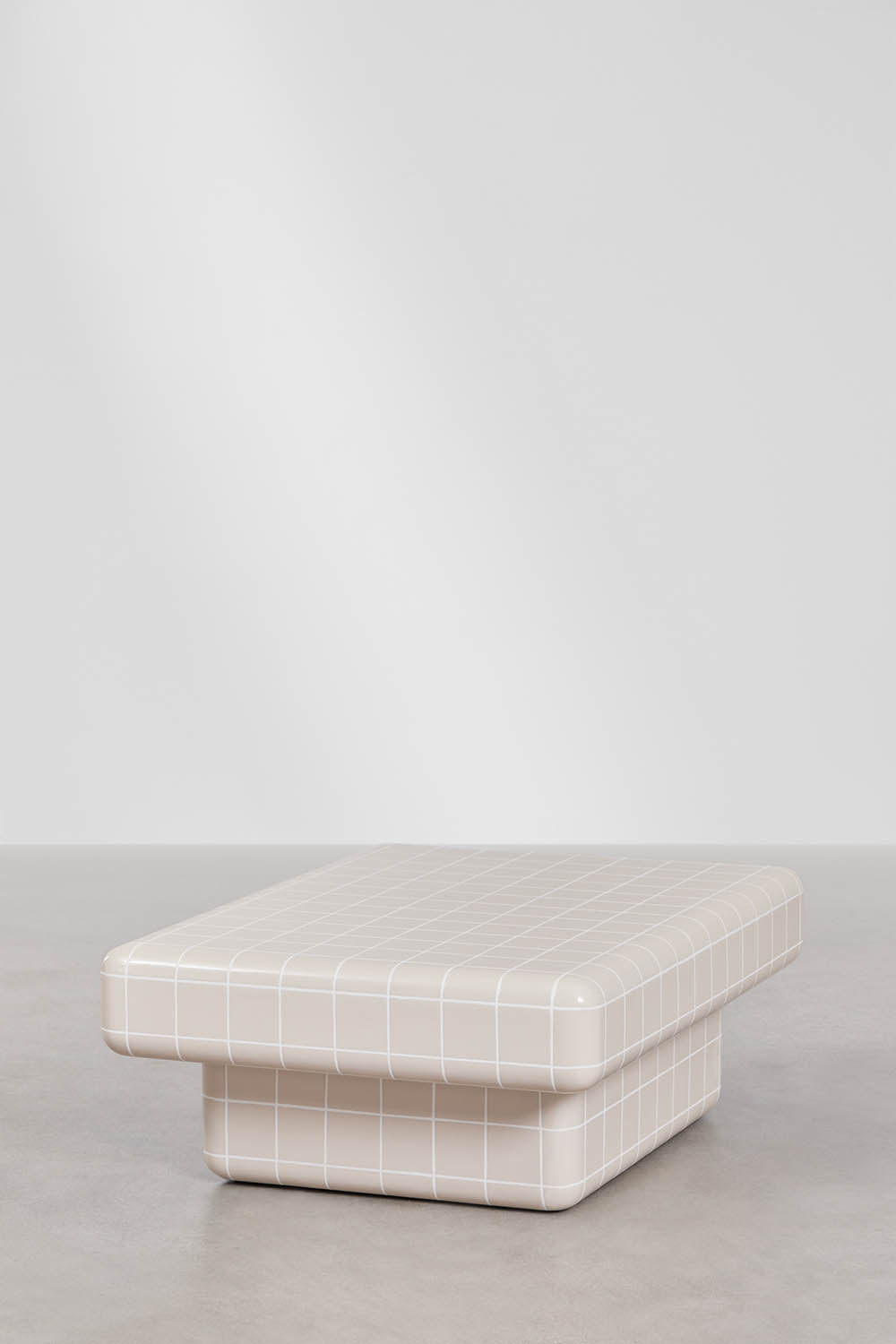 CERO Rectangular Outdoor Coffee Table, beige cement (1 variant)