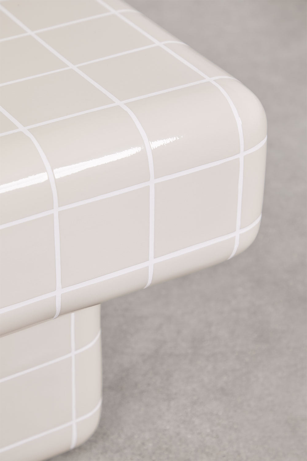 CERO Rectangular Outdoor Coffee Table, beige cement (1 variant)