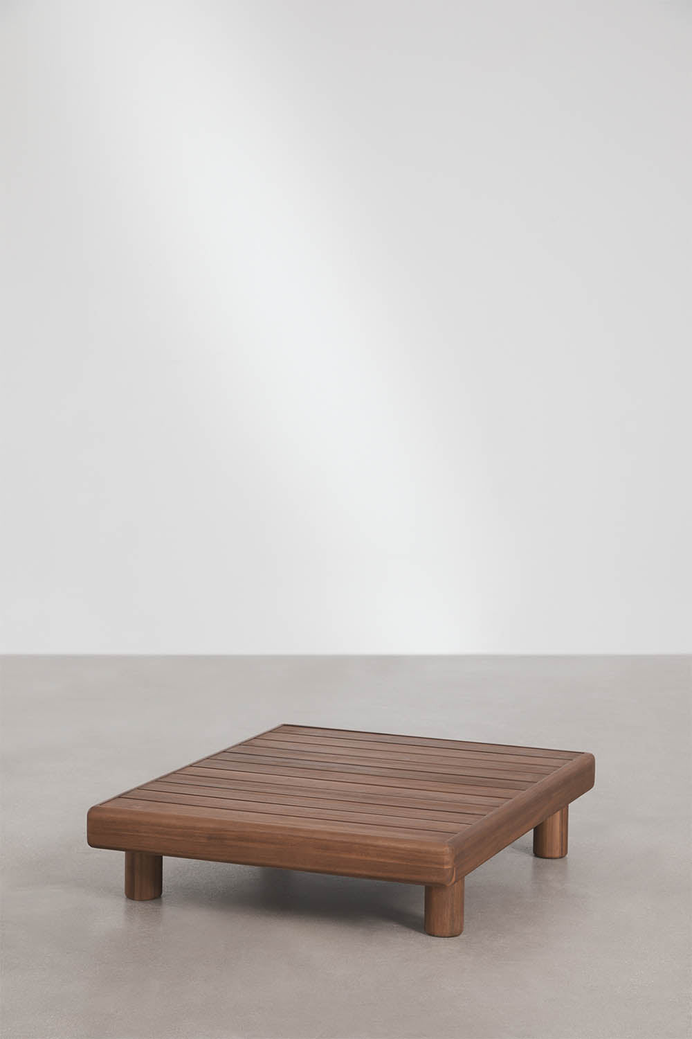 Stačiakampis lauko staliukas KORKO, akacija, 100x80 cm