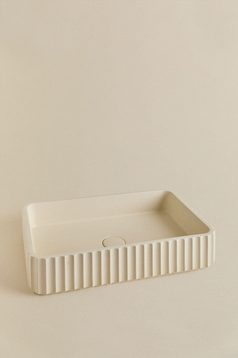 Rectangular washbasin VORUUNO 50x30 cm, cement