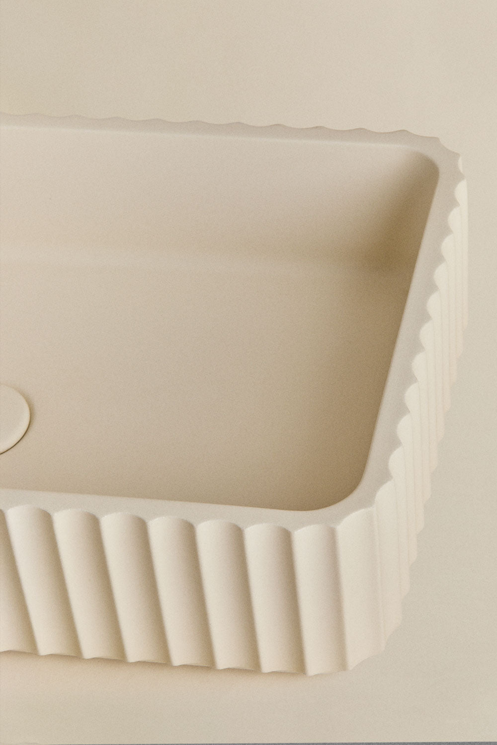 Rectangular washbasin VORUUNO 50x30 cm, cement